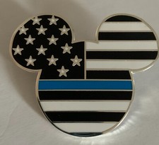 Disney Blue Line Security Police Appreciation Pin NEW picture