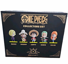 CultureFly One Piece Boxed Vinyl Figure Set Sanji Usopp Luffy Zoro Nami picture