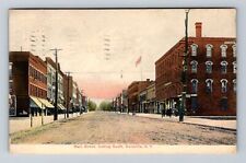 Dansville NY-New York Main Street Looking South, Antique, Vintage c1911 Postcard picture