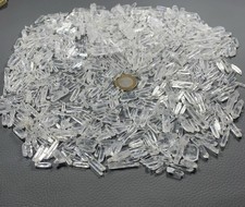 385Gm Gorgeous Natural &Shiny Quartz Crystals Lot From Pakistan picture