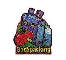Hiking Backpack Green Award Summer Camp Scout Badge 2 inch Patch AVA4734 F2D29T picture
