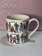 McLaggan Smith Picturemaps Bone China Mug Decades of Fashion Pete Marianne Smith picture
