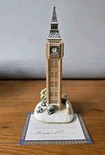 Lilliput Lane Big Ben in Winter L2300 - 1999 Millennium Edition - Rare Heritage picture