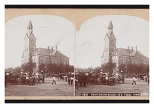Texas Court House Square Standard Postcard picture