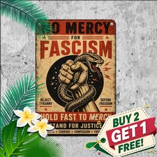 Vintage Patriotic Peace Eagle Sign Classic Freedom Art Metal Tin Plaque 8x12 picture