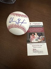 RARE Glenn Youngkin signed baseball Virginia Governor Republican PHOTO PROOF JSA picture