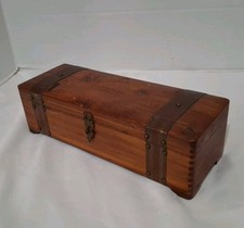 Beautiful Vintage Hand Made Parquet Box Mid-Century Pilliod Swanton Ohio picture