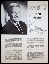 Eddie Albert & Jomarie Ward Signed Autograph Music Man Harold Hill Marian 9x12 picture