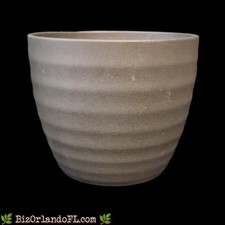 VINTAGE: Costa Farms Gray Ribbed Planter / Home & Garden Decor picture
