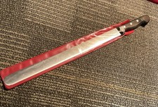 Rare Gustav Emil Ern CS Roast Beef Slicer 14” Blade Solingen Germany Mint picture