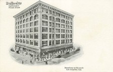 Vintage Bullock's Department Store Los Angeles CA Broadway 7th Postcard 1900s picture