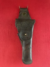US Army WW1 Cavalry Colt 1911 .45 M-1912 Swivel Leather Pistol Holster RIA 1913 picture