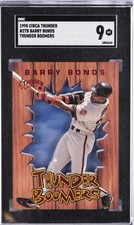1998 CIRCA THUNDER THUNDER BOOMERS #2TB BARRY BONDS SGC 9 picture