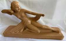 1930’s Ceramic Nude Female Archer Statue Figurine in the Style of Boutier unsign picture
