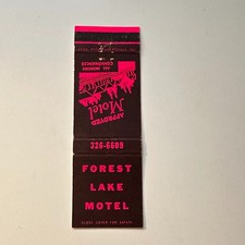 Forest Lake Motel Grand Rapids MN Vintage Matchbook Cover 5MB124-6 picture