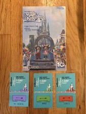 Walt Disney Productions 1982 Magic Kingdom Tencennial Guide + Tickets picture