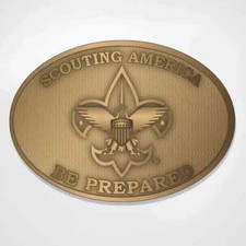 BSA SCOUTING AMERICA BOY SCOUTS BE PREPARED BELT BUCKLE picture