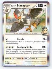 Larry's Staraptor 170/217 Rare Ascended Heroes Pokemon Holo Near Mint picture