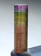 Amazing Top Quality Terminated Rainbow Tourmaline Crystal From Afghanistan picture