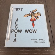 1977 BSA Cub Scout Leaders' Secota Pow Wow Manual/Book/Program picture