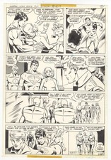 Superboy Legion of Super-Heroes #252 Pg 4 Original Comic Art Joe Staton 1979 picture
