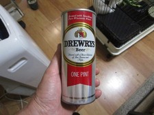 Minty Drewrys 16 Oz. Straight Steel Pull Tab Beer Can Heileman 2 Cities  149-6 picture