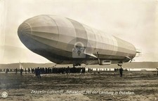 Zeppelin Luftschiff Schwaben RPPC Photo Postcard COPY picture