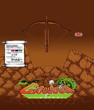 Crossbow Arcade Control Panel Overlay CPO Textured Polycarbonate picture