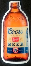COORS STICKER “OLDE BANQUET” 1 1/2 X 3 1/2” GLOSSY THICK WATERPROOF OUTDOOR USE  picture