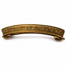 RARE 10K GOLD FILL DAR DISTRICT OF COLUMBIA PIN BADGE REVOLUTION DAUGHTERS USA picture
