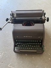 Vintage Royal Wide Carriage Touch Control Railroad Style Typewriter picture