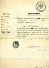 RUSSIA LATVIA RIGA REVENUE 20 KOPEKS SILVER PASSPORT 1869 WITH WMK EAGLE 2342 picture