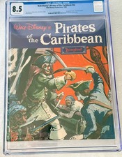 Disney 1968 Pirates of the Caribbean Souvenir Book Rare CGC 8.5 Disneyland picture