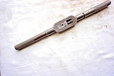 VINTAGE 2-HANDED TAP WRENCH - NO. 2 SIZE picture
