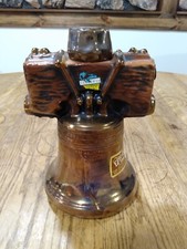 Ezra Brooks Liberty Bell Whiskey Bottle Decanter 1969 EMPTY picture