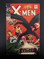 X-MEN #24 : VF White Pages : First Appearance The Locust : Marvel 1966 picture