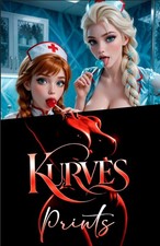 ELSA & ANNA NURSE COSPLAY V6 | VIRGIN NOTI | SINGLE COVER PRINT | KURVES COMICS picture