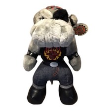Vintage 1998 Harley Davidson Official Licensed Biker Plush Bulldog 12” picture