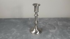 Vintage Valsan Nickel Plated Candlestick Candle Holder 7.5 Inches Tall picture