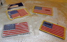 US American Flag NOS vintage lot 4 patch picture