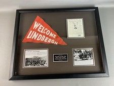 1927 Lindbergh Banner from the New York tickertape Parade Museum Quality COA picture