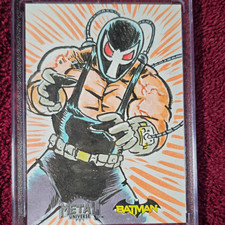 Upper Deck Metal Universe Batman Bane 1/1 Sketch ZALLO 2024 SMUB-136 picture