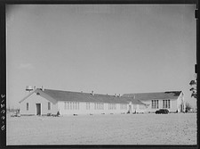 Photo:Lakeview Arkansas School Community Hall 1938 FSA Rural Building picture