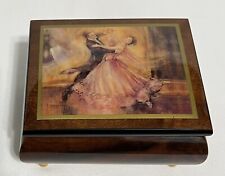 Vintage Ercolano Music Box The Last Waltz Made In Italy Tested and Working picture