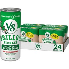V8 Grillo's Pickles Dill Pickle Bloody Mary Mix, 8 fl oz 8 Fl Oz (Pack of 24) picture