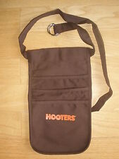 New Authentic Hooters Girl Uniform Brown Money Pouch Halloween Costume Adjust picture
