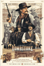 Tombstone Kurt Russell Val Kilmer Movie Framing Poster Print Wall Decor 17 x 12 picture