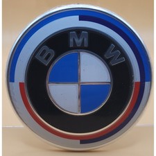 BMW M Heritage 50th Anniversary Emblem Hood Trunk Badge 8132375 OEM 82mm Demmel picture