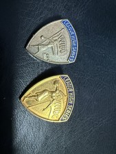 Two Vintage  Women’s Bowling League Pins picture