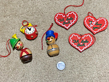 Lot of Vintage Steinbach Wooden Ornaments German pls read issues picture